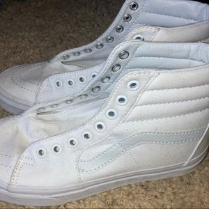 White High Top Vans